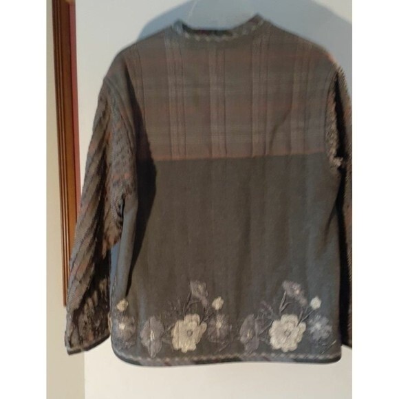 Koos van den akker jacket blazer 18 1x black reversible coat vintage lagenlook - Picture 5 of 8